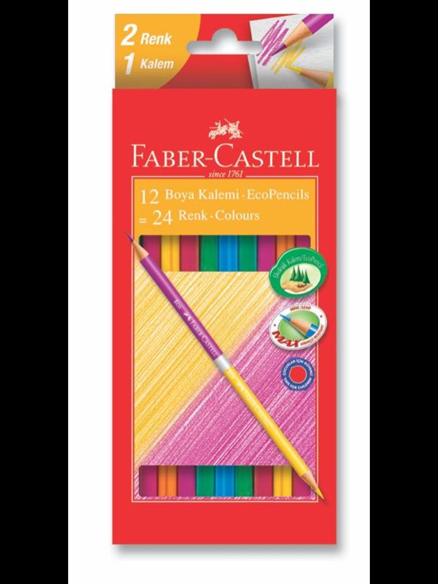 Faber Castell 116524 24 Renk Metal Tup Kuru Boya Trendyol